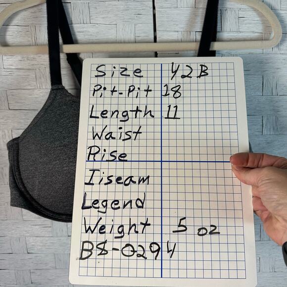 Torrid T-shirt, bra, adjustable straps, dark, gray & black Brazil plus size - Picture 7 of 7